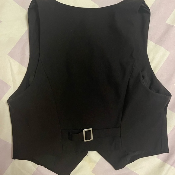 Garage black button up vest - Picture 3 of 3